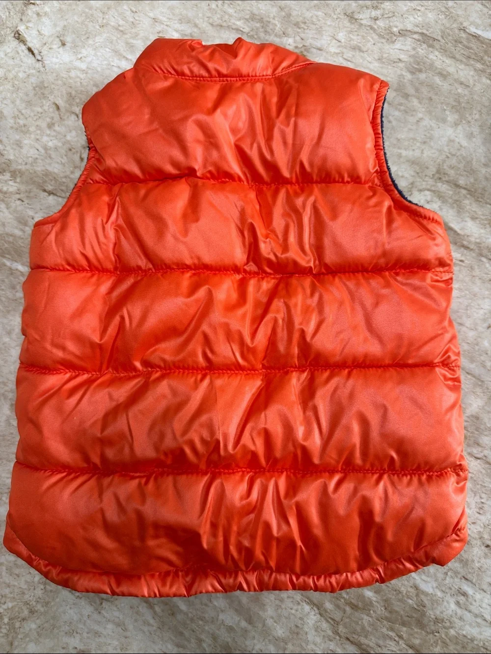Old Navy Orange Puffer Vest